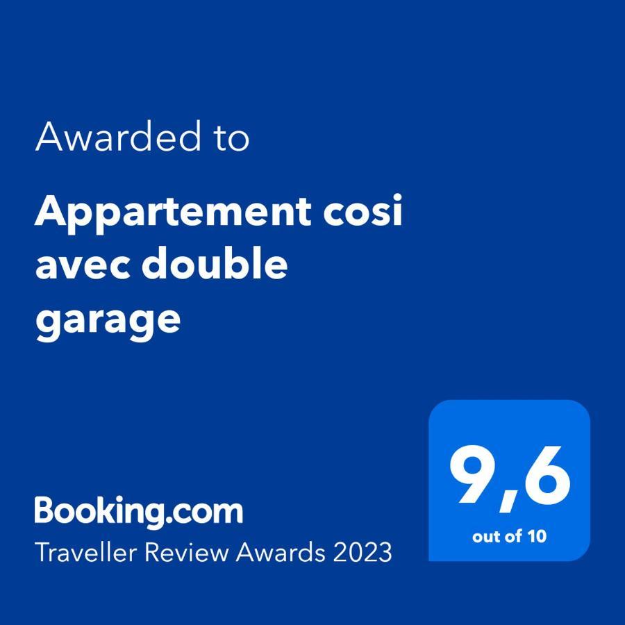 Le Charmillon, Appartement Cosi Avec Double Garage Mancey Exterior foto